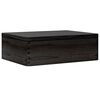 vidaXL puinen laatikko kannella Musta 40x30x13 cm massiivipuum&auml;nty