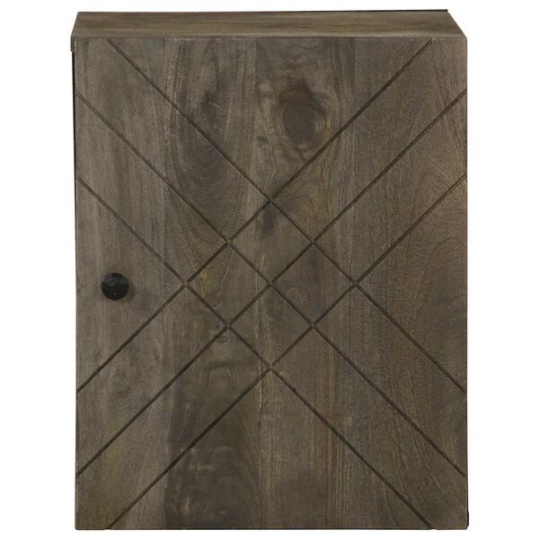 vidaXL sein&auml;&auml;n kiinnitett&auml;v&auml; kylpyhuonekaappi musta 38x33x48 cm