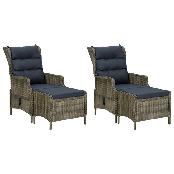 vidaXL 5-osainen Ulkoruokailuryhm&auml; ruskea