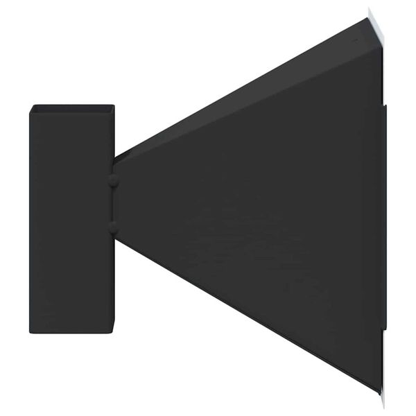 vidaXL Luotiloukku Musta 17 x 17 cm Teräs