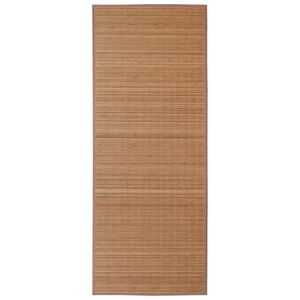 vidaXL Suorakulmainen ruskea bambumatto 150x200 cm