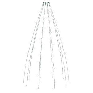vidaXL Joulukuusen valoverkko 150 LED-valoa kylm&auml; valkoinen 150 cm