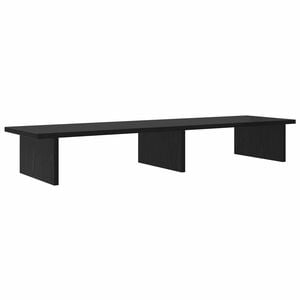 vidaXL N&auml;ytt&ouml;teline Musta tammi 100 x 27 x 15 cm Tekninen puu