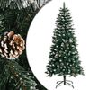 vidaXL Tekojoulukuusi jalustalla vihre&auml; 120 cm PVC