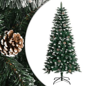 vidaXL Tekojoulukuusi jalustalla vihre&auml; 120 cm PVC