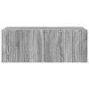 vidaXL TV-sein&auml;kaappi Harmaa Sonoma 78,5 x 31 x 29,5 cm Tekninen puu