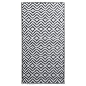 vidaXL Ulkomatto ARAKIL mustavalkoinen 160x230 cm PP