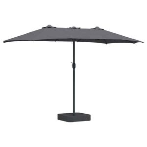 vidaXL Puutarhavarjo Antrasiitti 385 x 209 x 244 cm