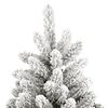 vidaXL Tekojoulukuusi saranoilla ja lumihuurteella 180 cm