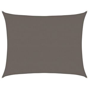 vidaXL Aurinkopurje 160 g/m&sup2; antrasiitti 6x8 m HDPE