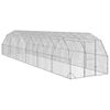 vidaXL Kanan juoksu 2,5x12x2,25 m galvanoitua ter&auml;st&auml;