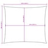 vidaXL Aurinkopurje Oxford-kangas suorakaide 2x2,5 m antrasiitti