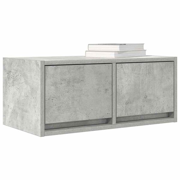 vidaXL TV-sein&auml;kaapit 2 kpl betoninharmaa 60x31x25,5 cm tekninen puu