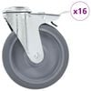 vidaXL 16 kpl pulttireik&auml;isi&auml; k&auml;&auml;ntyvi&auml; py&ouml;ri&auml; 125 mm