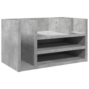 vidaXL P&ouml;yd&auml;n j&auml;rjest&auml;j&auml; betoninharmaa 44,5x24x25 cm tekninen puu