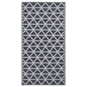 vidaXL ulkomatto ARAKIL musta 160x230 cm PP