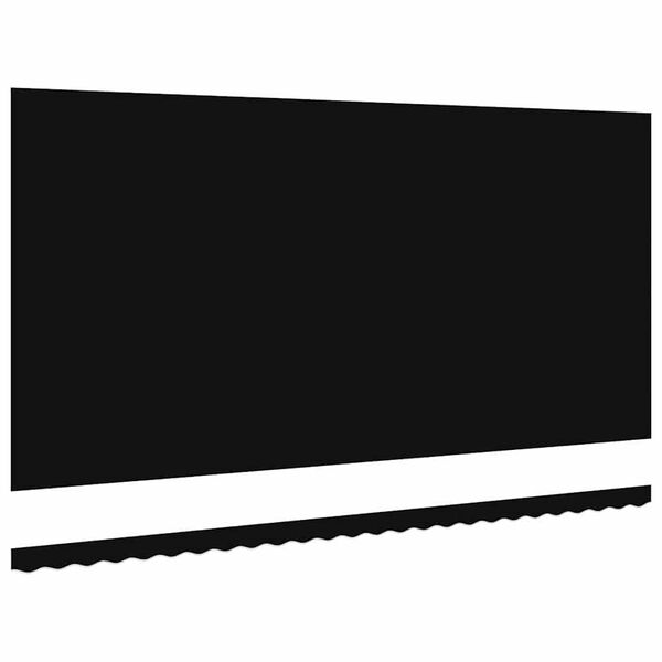 vidaXL Markiisin vaihtokangas Musta 580 x 295 cm Polyesteri