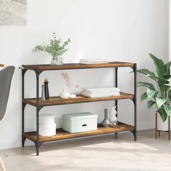 vidaXL Kirjahylly Vanha puu 100 x 33 x 70,5 cm