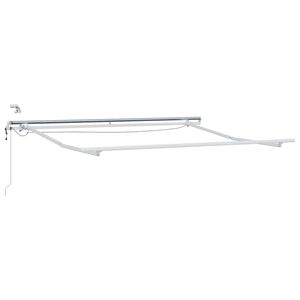 vidaXL Aurinkovarjon runko valkoinen 3 x 2,5 m Alumiini