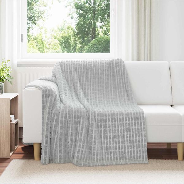 vidaXL Heittop&auml;&auml;llys 6 pcs Harmaa 200 x 150 cm Fleese