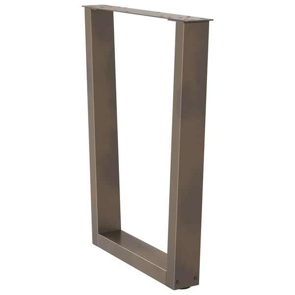 vidaXL Ruokap&ouml;yd&auml;n jalat V-muotoiset 2 kpl Luonnonv&auml;rinen ter&auml;s 70x(72-73,3) cm Ter&auml;s