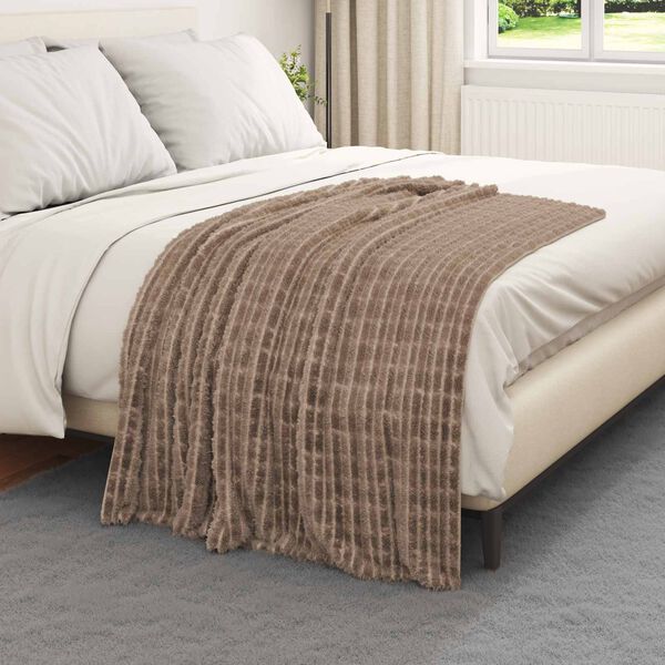 vidaXL Heittop&auml;&auml;llys 6 pcs Camel 150 x 130 cm Fleese