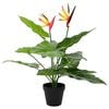 vidaXL Keinokasvi Strelitzia Vihre&auml; 65 x 13 x 55 cm Kangas, PE ja PEVA