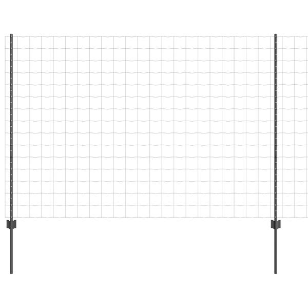 vidaXL Aita ja Tuki Harmaa 1,5 x 10 m Ter&auml;s