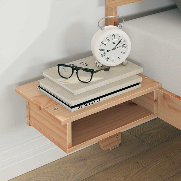 vidaXL S&auml;ngyn runko p&auml;&auml;tyll&auml; Ruskea 120 x 200 cm Massiivinen m&auml;nty