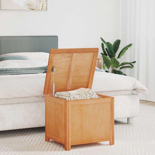 vidaXL S&auml;ilytyslaatikko s&auml;ilytystilassa Luonnollinen 50 x 45 x 45 cm