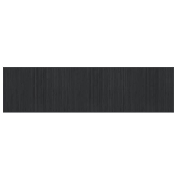 vidaXL Matto suorakaide harmaa 80x300 cm bambu
