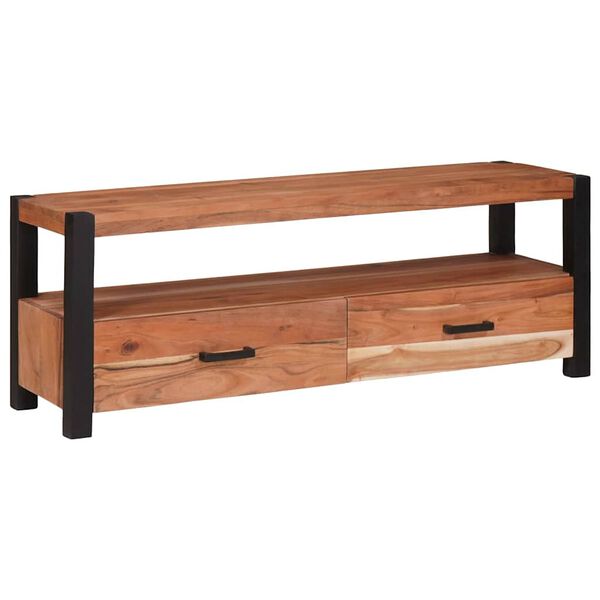 vidaXL Media-säilytyskaapit ja hyllyt hyllyllä Ruskea 110 x 30 x 40 cm