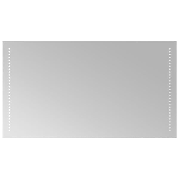 vidaXL Kylpyhuoneen LED-peili 90x50 cm