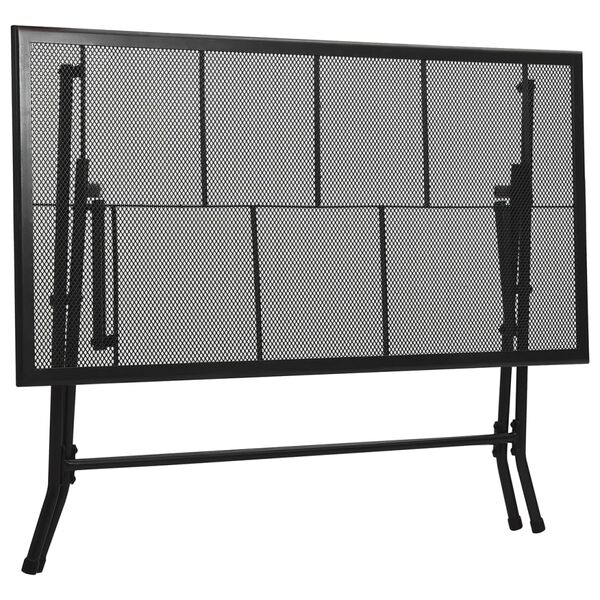 vidaXL 5-osainen Puutarhan ruokailuryhm&auml; ter&auml;s antrasiitti