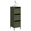 vidaXL Highboard Oliivinvihreä 39x35x103,5 cm Teräs