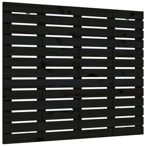 vidaXL S&auml;ngynp&auml;&auml;ty sein&auml;lle musta 106x3x91,5 cm t&auml;ysi m&auml;nty