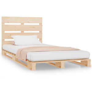 vidaXL S&auml;ngynrunko 90x190 cm t&auml;ysi m&auml;nty Single