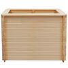 vidaXL Korotettu kukkalaatikko 100x100x80 cm mänty 19 mm