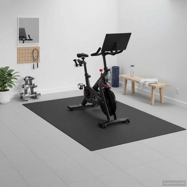 vidaXL Urheilu Suojamatto Musta 150 x 75 x 0.6 cm Polyvinyylikloridi