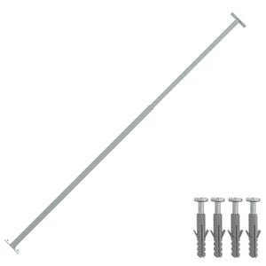 vidaXL S&auml;&auml;dett&auml;v&auml; ikkunan turvapalkki 710-1200 mm