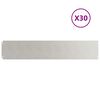 vidaXL Nurmikon reunalistat 30 kpl 20x103 cm ruostumatonta ter&auml;st&auml;
