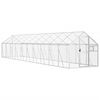 vidaXL Aviaario hopea 1,79x10x1,85 m alumiini