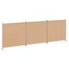 vidaXL 4-paneelinen huoneen jakaja Beige 525 x 180 cm Kangas