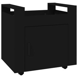 vidaXL Ty&ouml;p&ouml;yt&auml;vaunu musta 60x45x60 cm tekninen puu