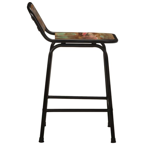 vidaXL Baarijakkarat 4 kpl 46x35,5x70 cm massiivipuu kierr&auml;tetty