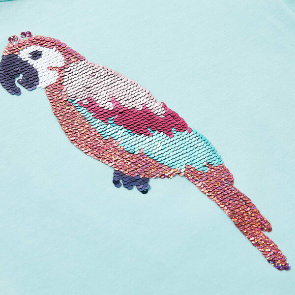 Lasten T-paita vaalea vedenvihre&auml; 140