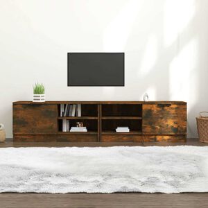 vidaXL Y&ouml;p&ouml;yd&auml;t 2 kpl savutammi 80x35x36,5 cm tekninen puu