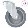 vidaXL Rullapy&ouml;r&auml;t pultinrei&acute;ill&auml; 8 kpl 100 mm