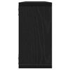 vidaXL Wall Cube hyllyt 4 kpl musta tammi 100x15x30 cm tekninen puu