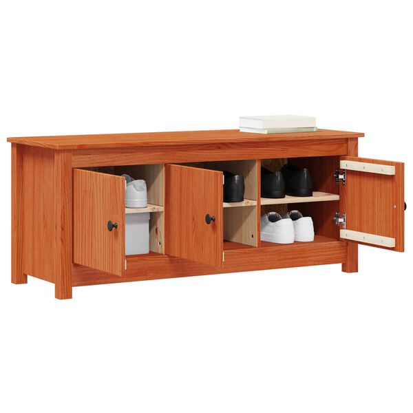 vidaXL Kenk&auml;kaappi Vahans&auml;vyinen Ruskea 110 x 38 x 45,5 cm